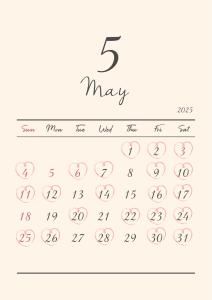 5月の予定♪